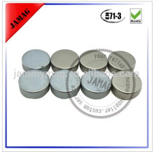 Round silver magnets